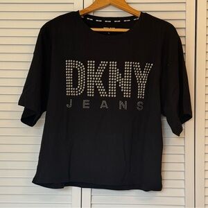 DKNY Black Casual T-Shirt